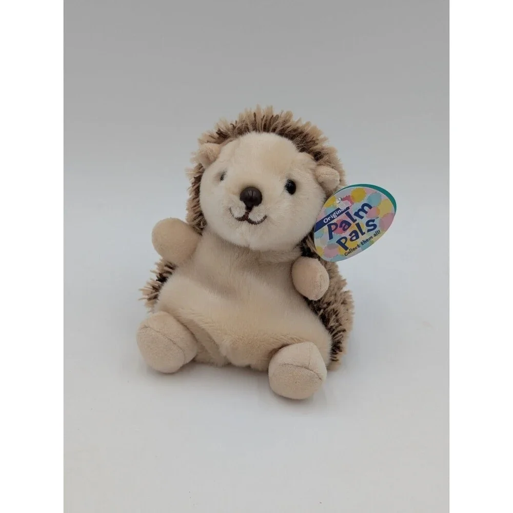 Palm Pals Hedgehog Mini Plush Toy Soft and Fluffy Palm Sized Collectible
